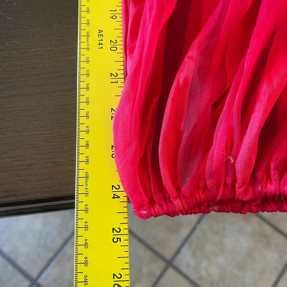 Vintage Jenelle Red Sheer Lingerie Set - Picture 8 of 11